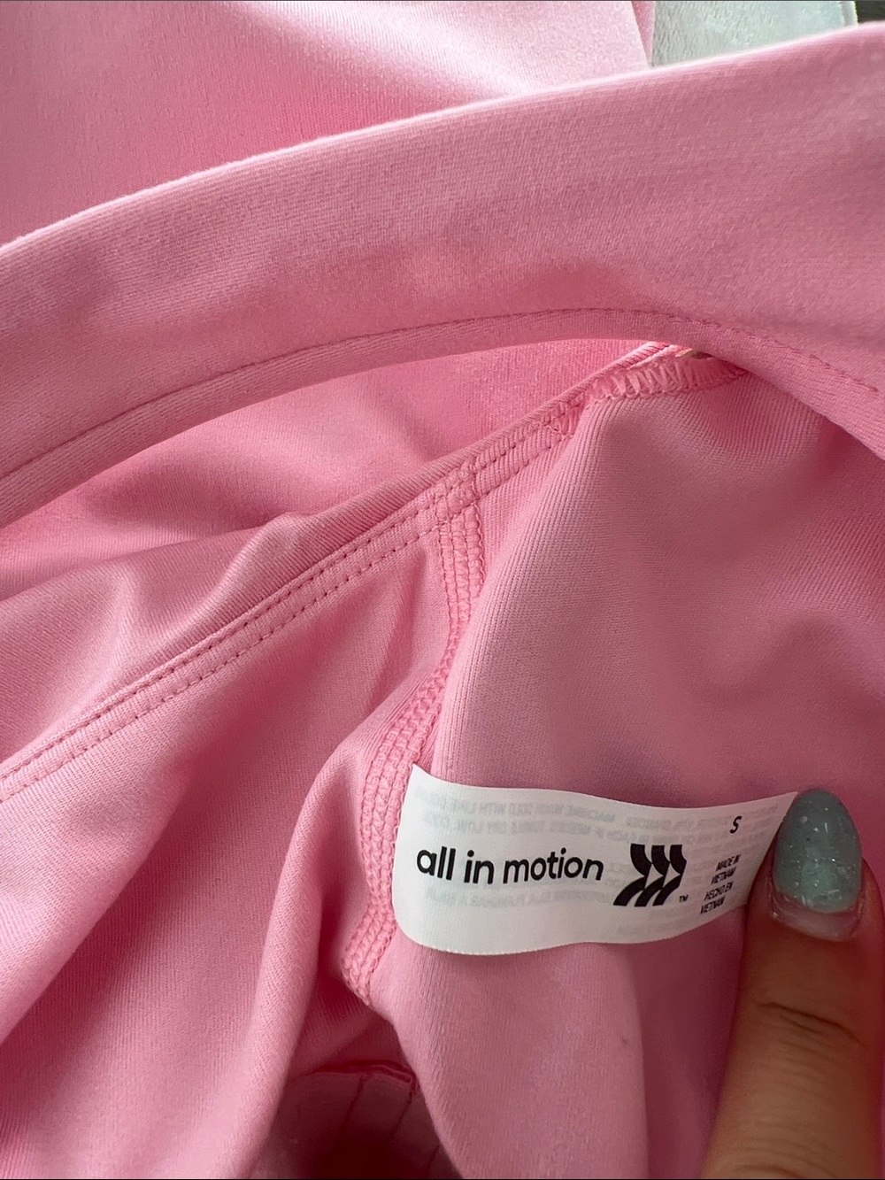 All in Motion Women’s Pink V-Neck A-Line Active Dress - Picture 2 of 3